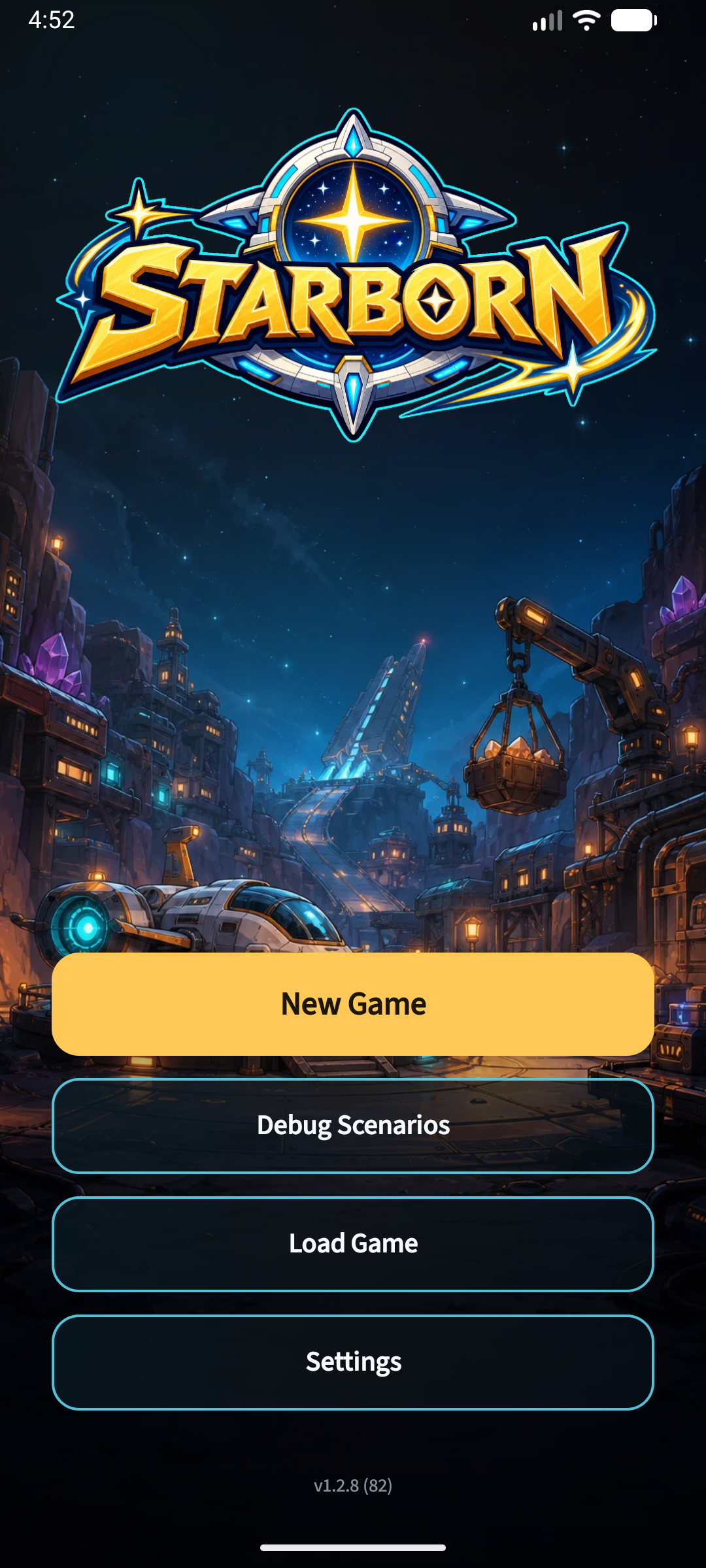 Starborn Official Title Screen